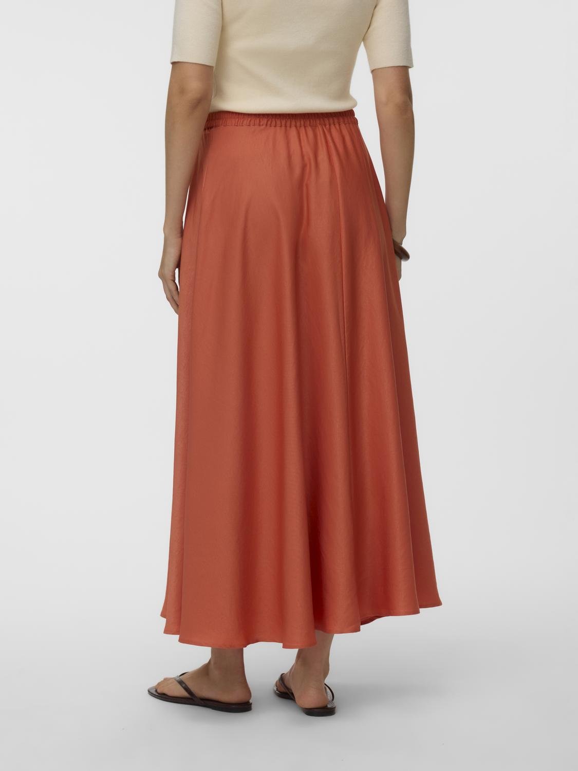 VMMIRA Long Skirt - Langoustino - VERO MODA & VILA Bergvik